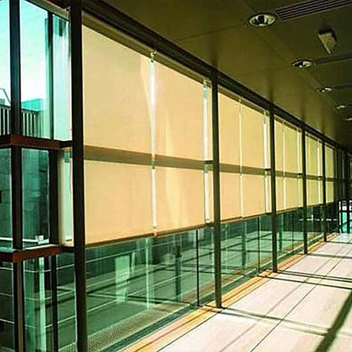 PVC Blackout Fiber Glass Curtain Sunshade Fabric